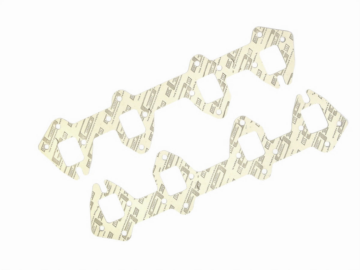 Exhaust Manifold / Header Gasket - Performance - 1.400 x 1.780 in Rectangle Port - Composite - 16-Bolt Holes - Ford FE-Series - Pair