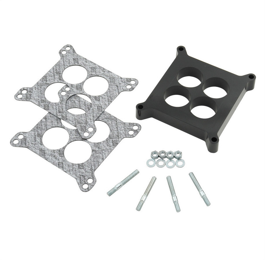 Mr. Gasket 3404 Carburetor Spacer, 1 in Thick, 4 Hole, Square Bore, Hardware Included, Phenolic, Each