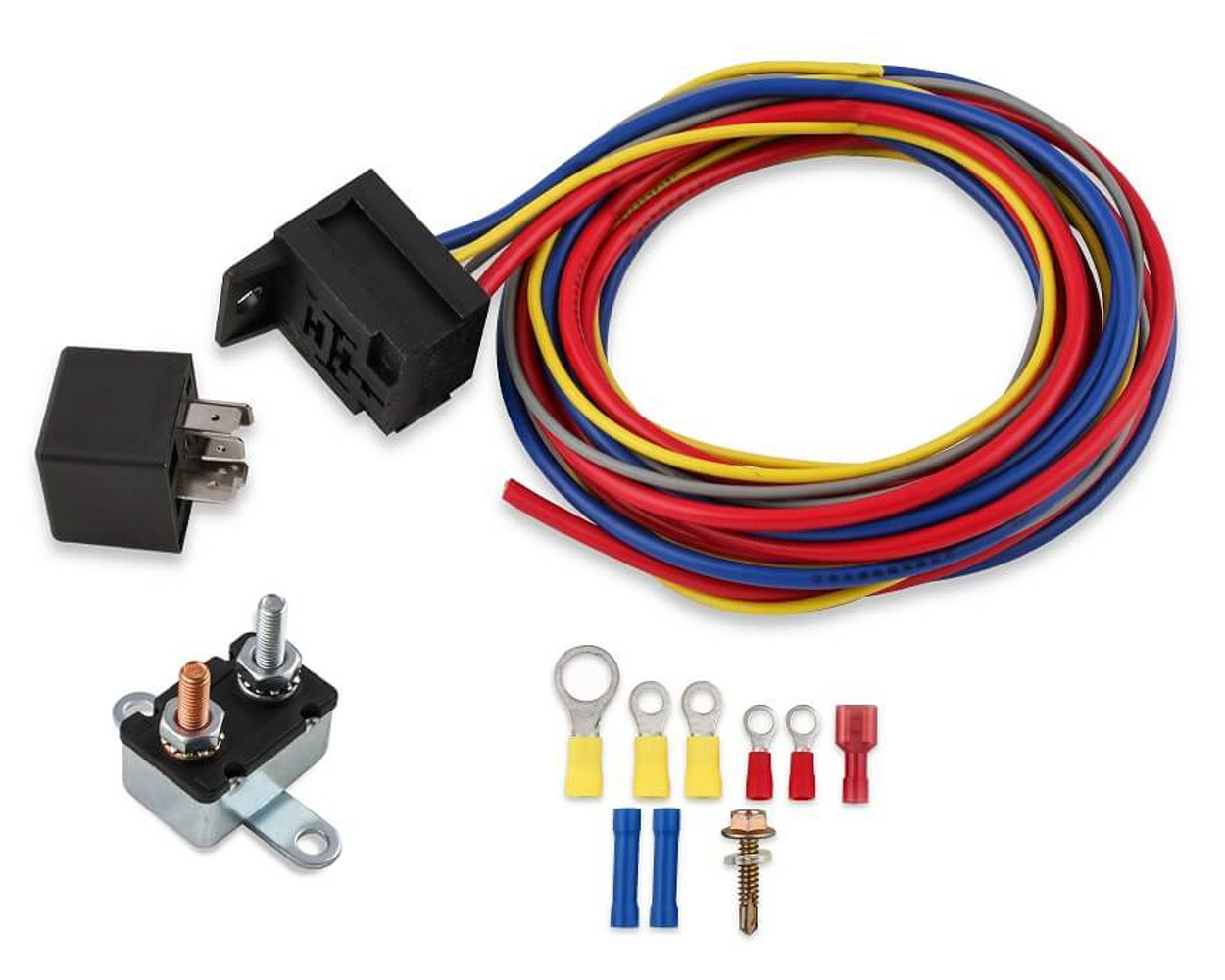 Mr. Gasket 40205G Relay Switch, 30 amp, Connectors / Wire / Circuit Breaker, Electric Fuel Pump, Kit