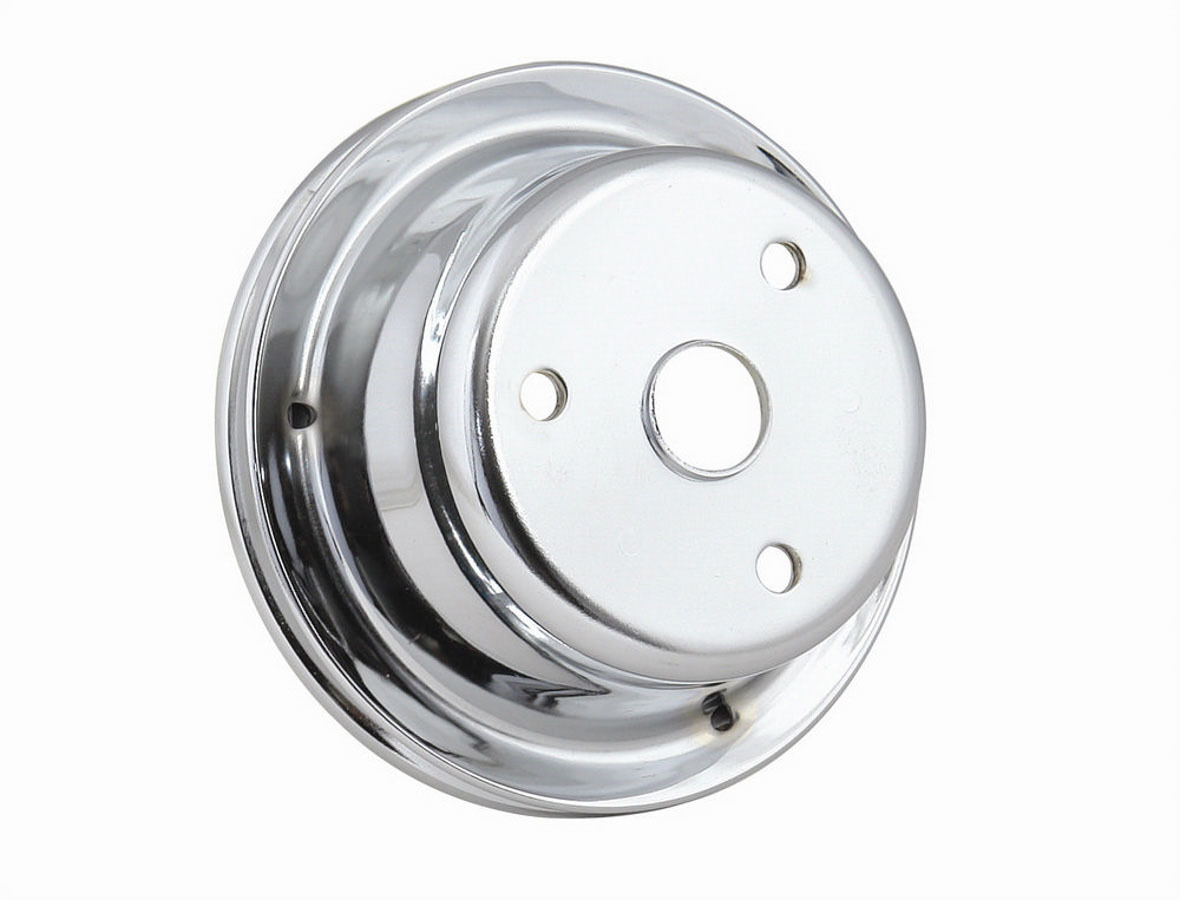 Racing Power Company R8858 Chrome SWP Single Groove Pulley for Small Block Chevy