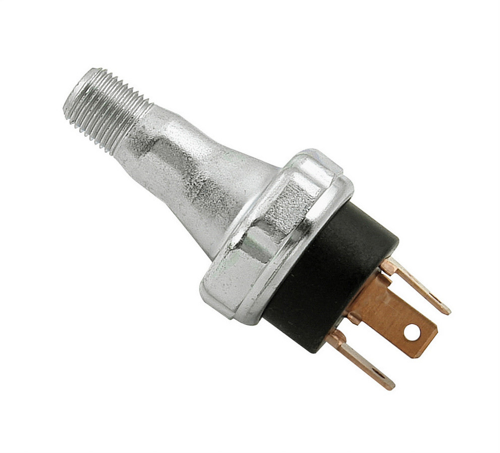 Mr. Gasket 7872 Pressure Switch, Fuel Pump Safety, 15 psi Off, 1/8 in NPT Male, Oil, Each