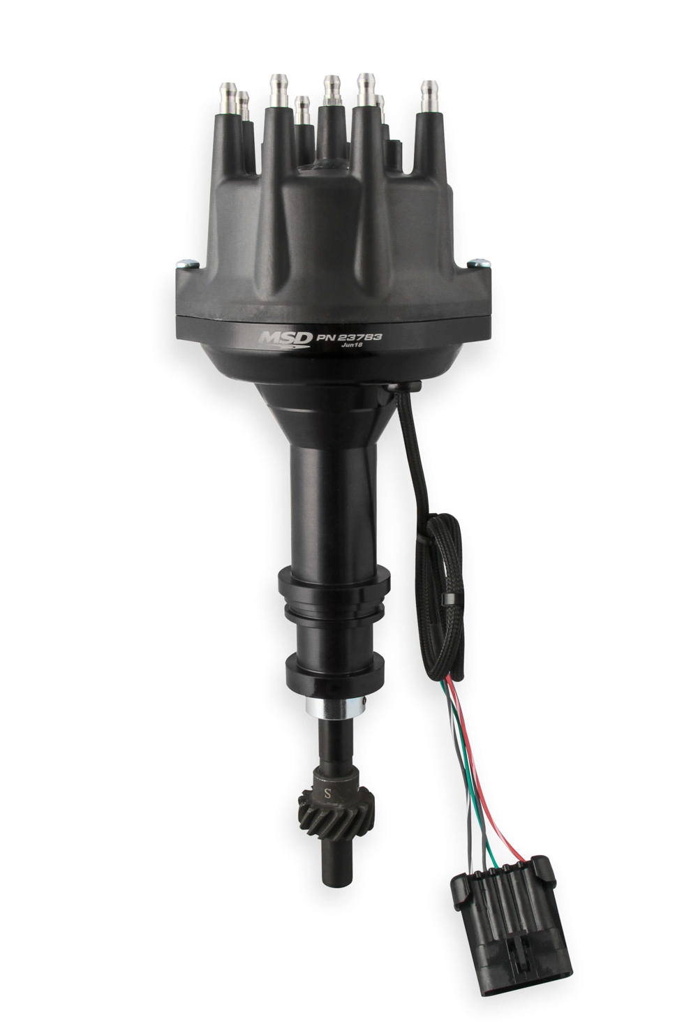 MSD IGNITION — MSD IGNITION Dist. Black Dual Sync Ford 351W