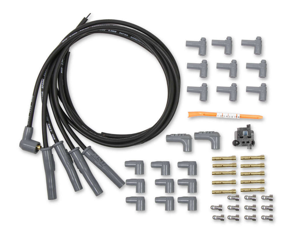 MSD Ignition 31153 Spark Plug Wire Set, Super Conductor, Spi