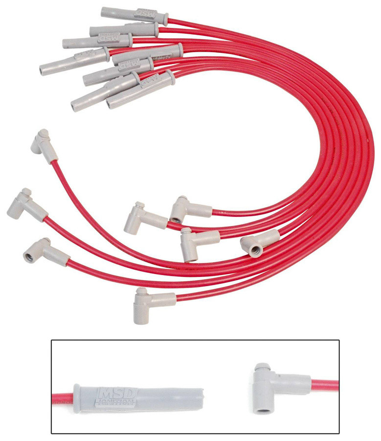 8.5MM Spark Plug Wire Set - Red   -35399 