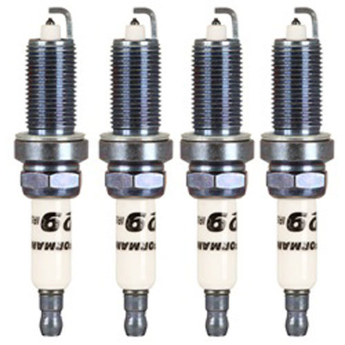 MSD Ignition 37304 Spark Plug, MSD Iridium, 14 mm Thread, 1.040 in Reach, Gasket Seat, Resistor, Set of 4