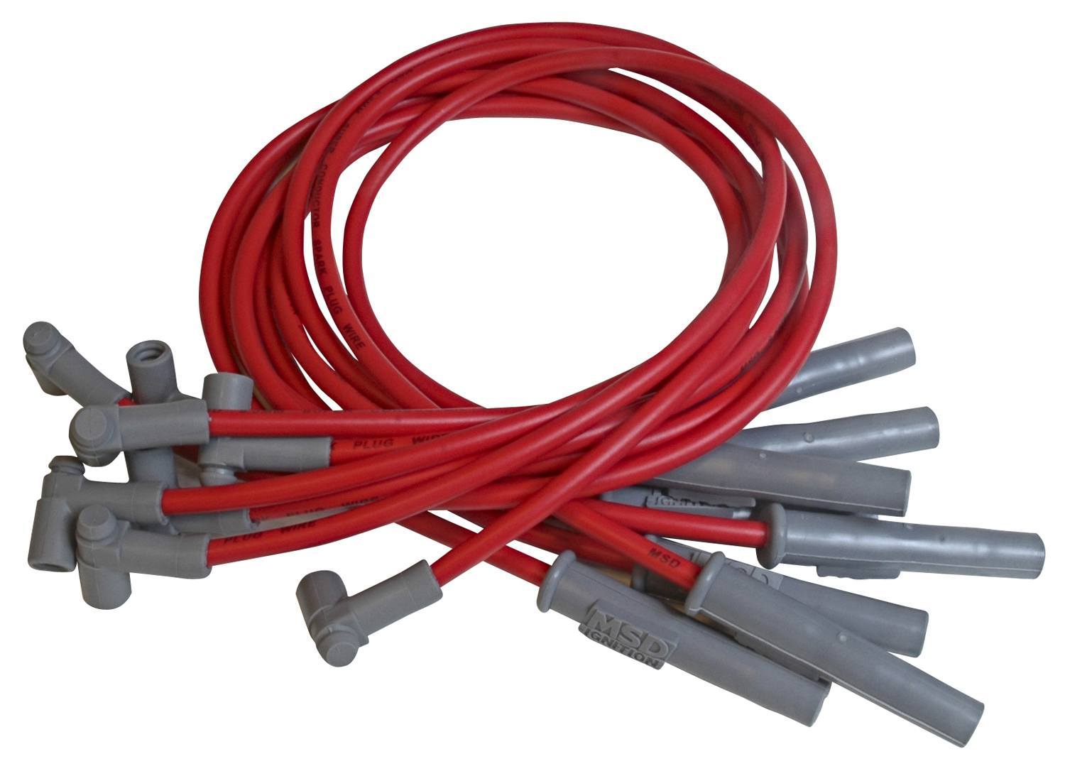 MSD IGNITION — MSD IGNITION 8.5mm Spark Plug Wire Set - Red GM Truck 8.1L