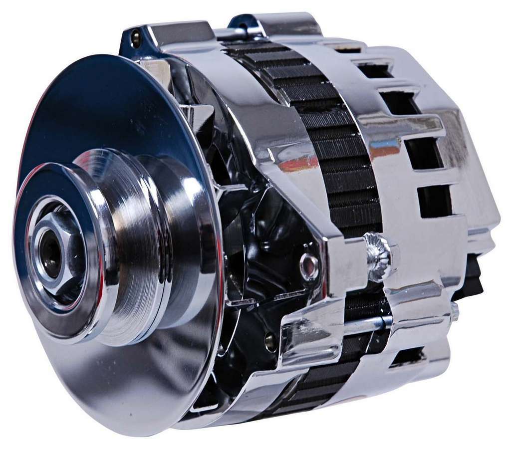 MSD Dynaforce Alternators 5362 Alternator, CS130, 160 Amp, V Belt, Chrome, Center Offset, Each thumbnail 8