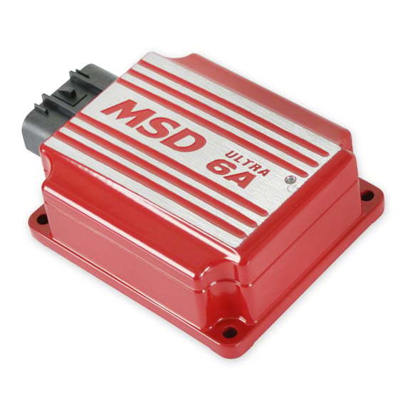 MSD Ignition 6202 Ignition Box, Ultra 6A, Digital, Capacitive Discharge Ignition, Multi-Spark, 45000 Volts, Red, Each