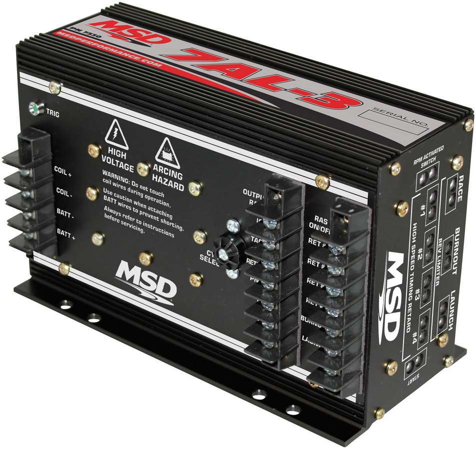 MSD Ignition 7330 Ignition Box, 7AL-3 Plus, Analog, CD Ignition, Multi-Spark, 50000V, 3-Step Rev Limiter, Each