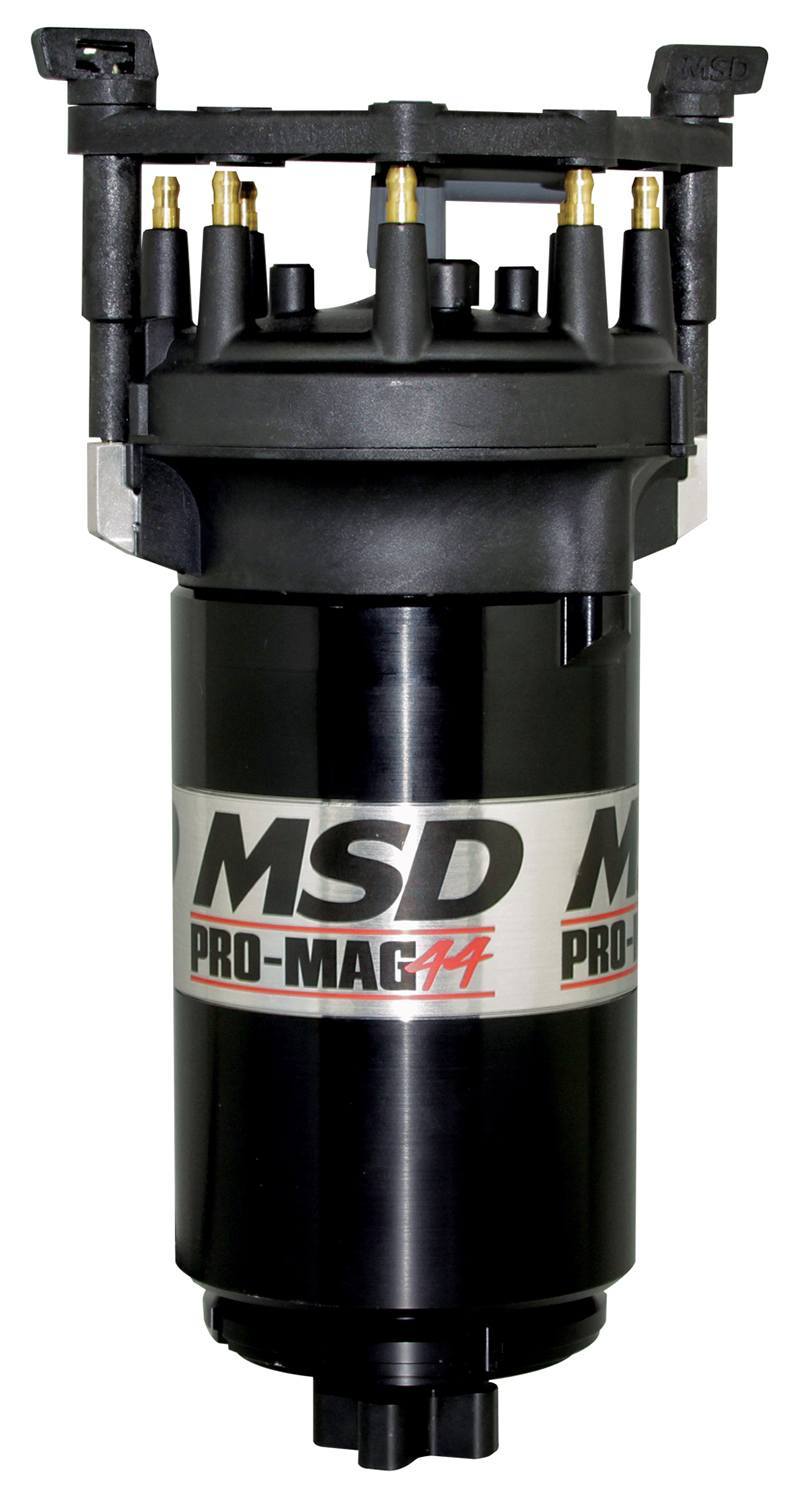 MSD Ignition 81307 Ignition Magneto, Pro Mag 44, Magnetic Pickup, 26 Degree Spark Duration, 50000V, HEI Style Terminal, Black, Clockwise, Universal, Each