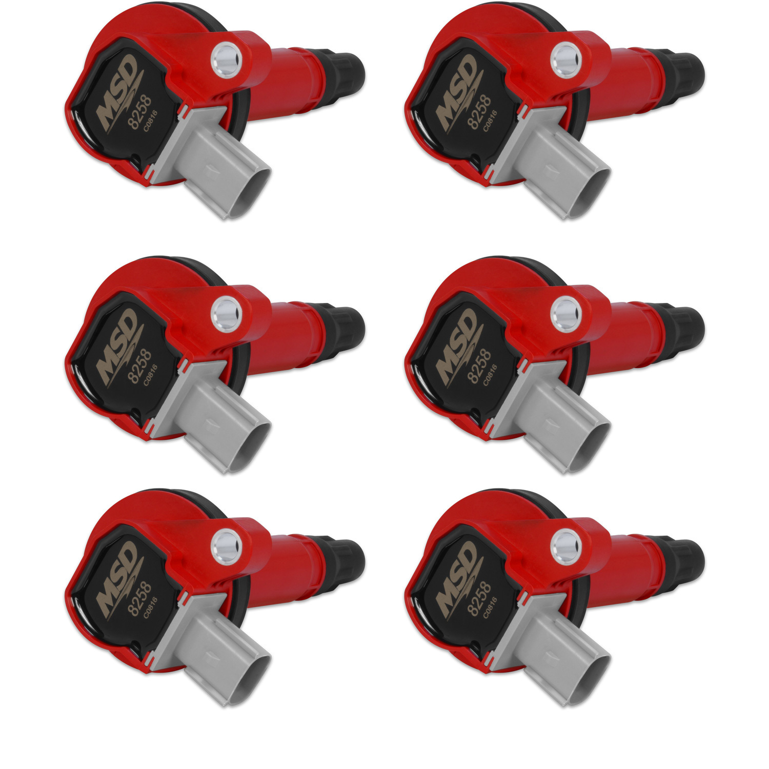 Coils 6pk Ford Eco-Boost 3.5L V6 10-13   Red   -82586 