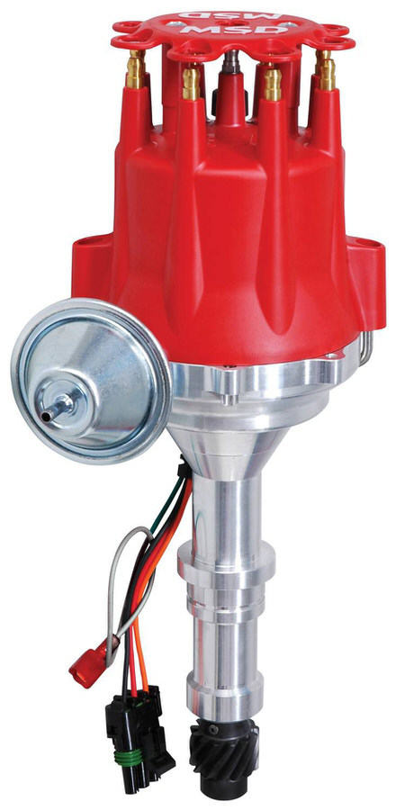 MSD Pro-Billet Ready-to-Run Distributors 8524 Distributor, Ready-to-Run, Magnetic Trigger, Vacuum Advance, Buick, 322, 364, 401, 425, Each thumbnail 3