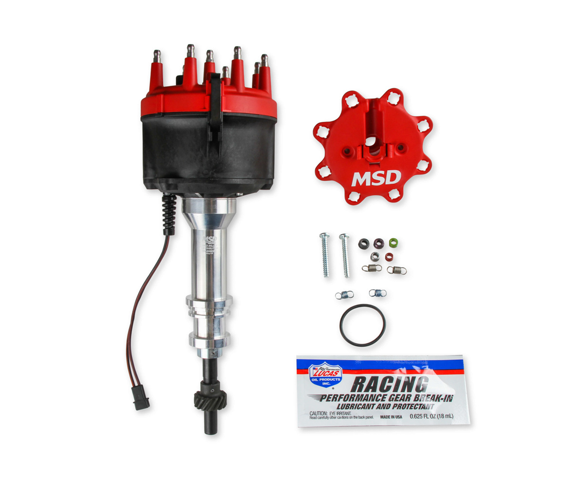 MSD IGNITION — MSD IGNITION SBF 351W Distributor w/ Edelbrock Victor Jr
