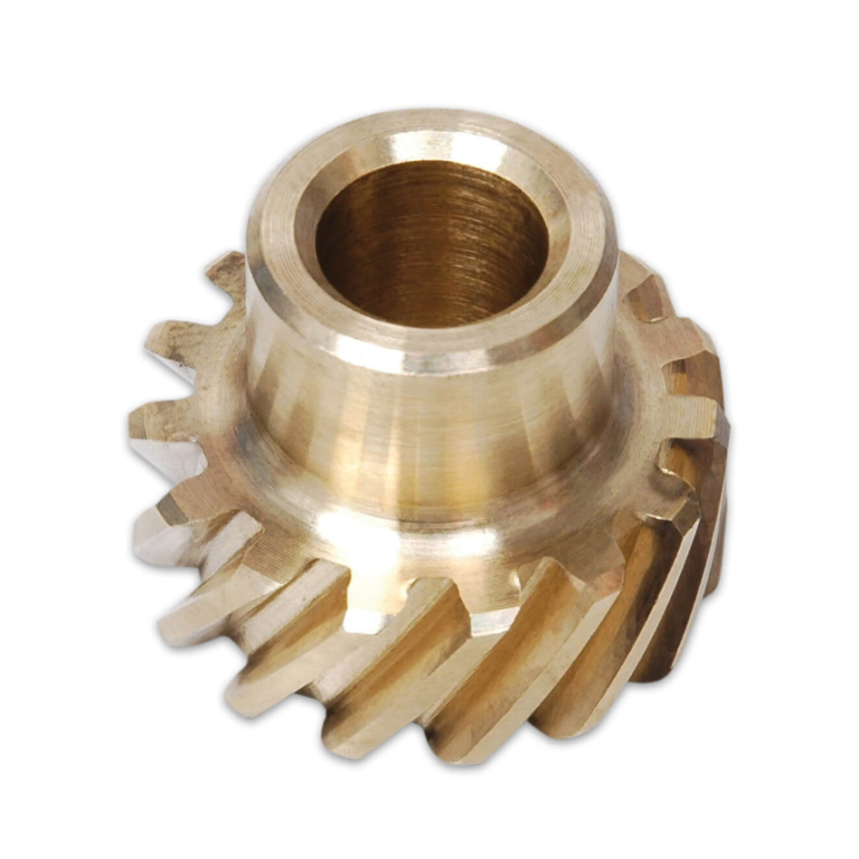 MSD Ignition 8585 Distributor Gear, 0.530 in Shaft, Bronze, Small Block Ford, Each
