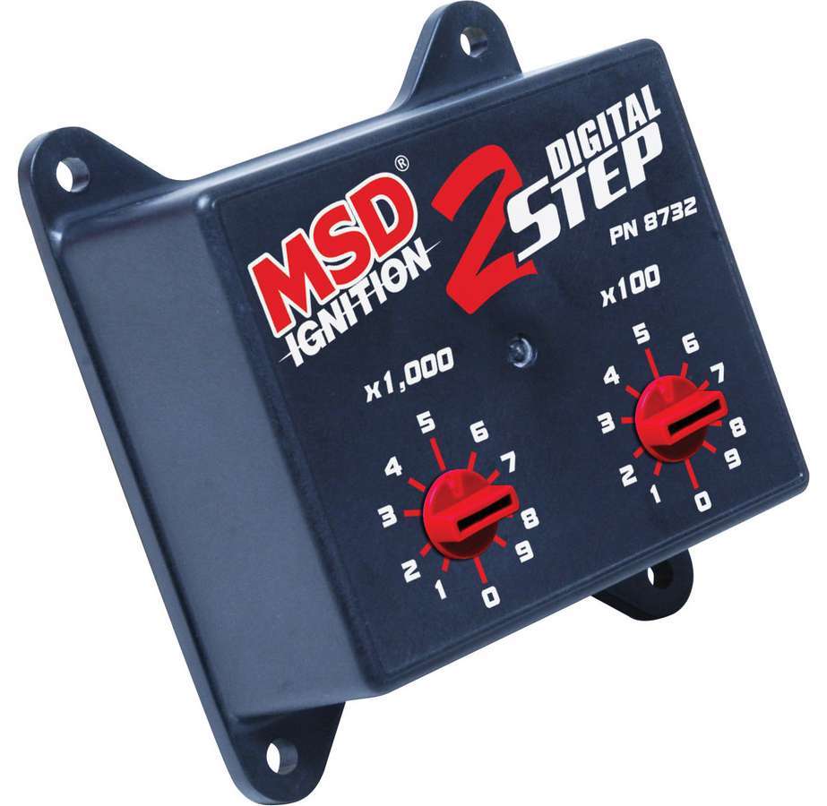 MSD Ignition 8732 - Rev Limiter, 2-Step, Launch Control, Adjustable, 2000-11800 RPM, 100 RPM Increments, MSD Digital 6AL Controller, Each