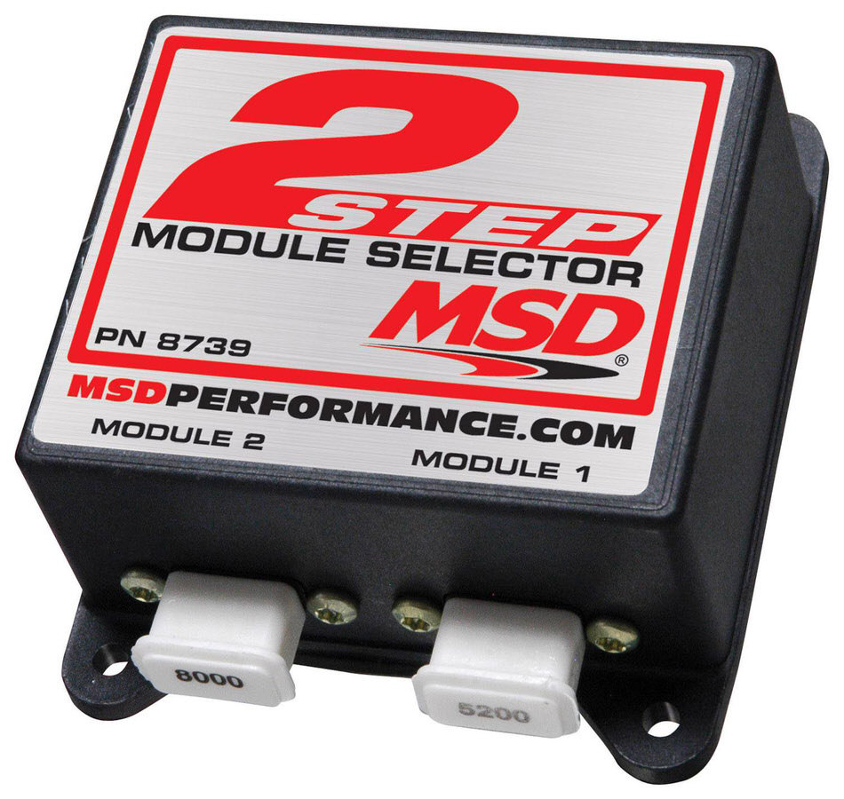 MSD Ignition 8739 Module Selector, 2-Step, RPM Limiter / Retard Selector, MSD Rev Controller / Timing Controller, Each