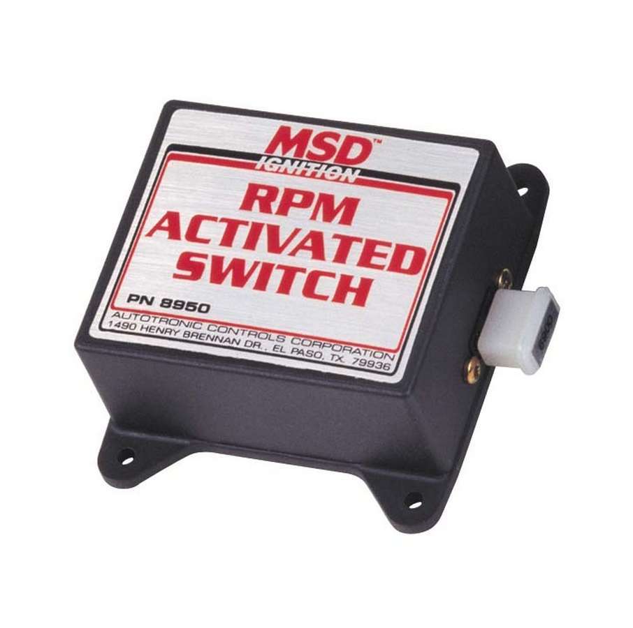 MSD Ignition 8950 RPM Activated Switch, Chip Adjustable, Single Circuit, Each