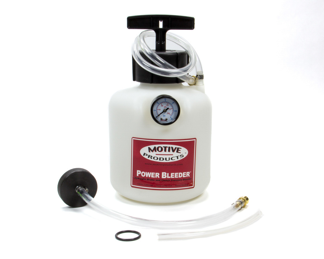 Motive Products 0107 Brake Bleeder, Power Bleeder, Catch Can / Fittings / Hoses / Pump, Ford / Import Three Prong Style, Kit