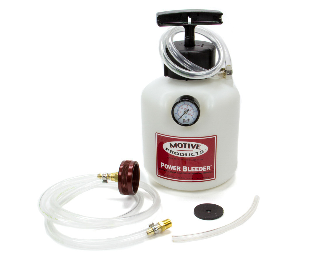 Motive Products 0109 Brake Bleeder, Black Label, Catch Can / Fittings / Hoses / Pump, European Style, Kit