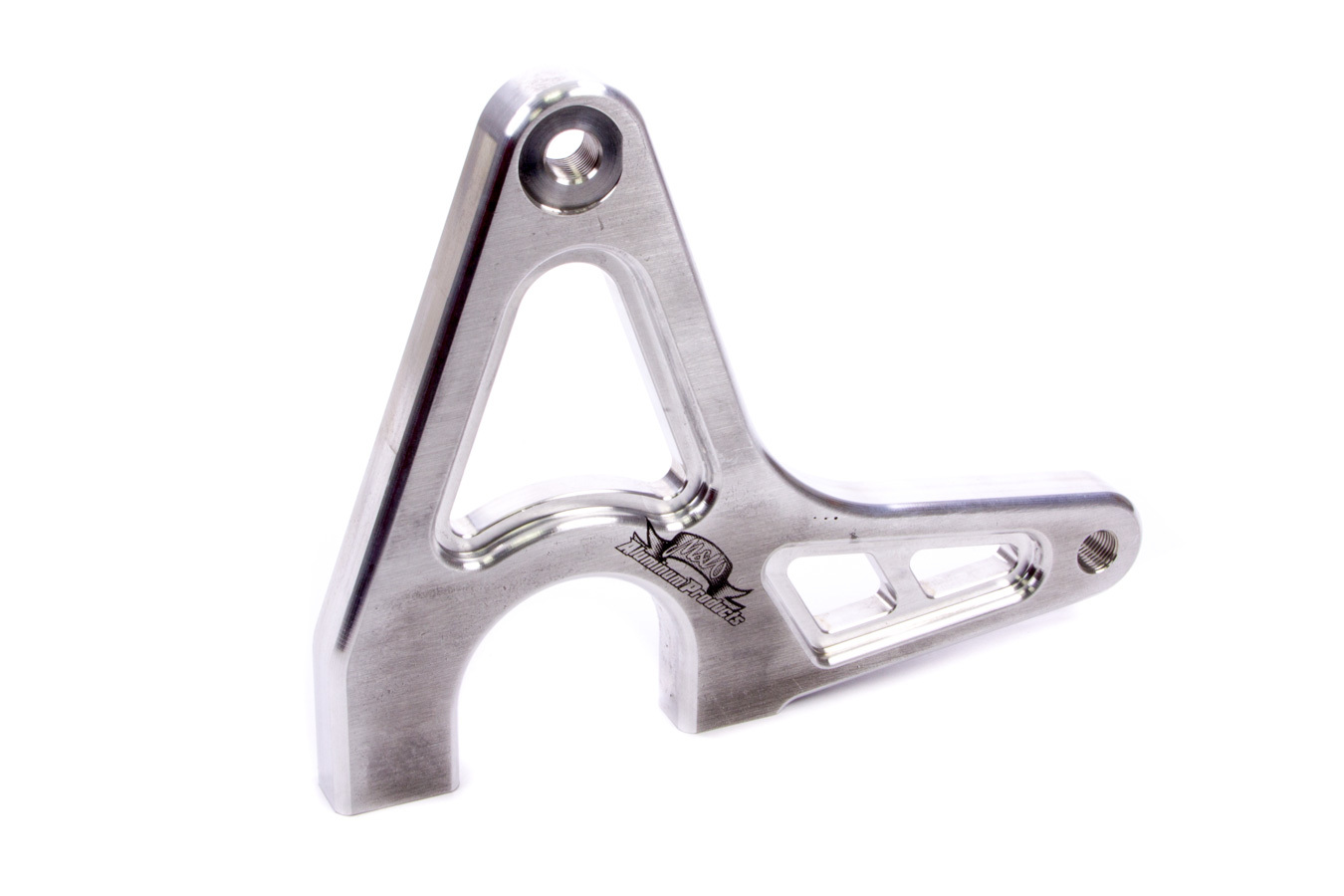 M&W Aluminum Products CSA-375L - Steering Arm, Combo, Driver Side, 3-3/4 in Bolt Span, Aluminum, Natural, Sprint Car, Each