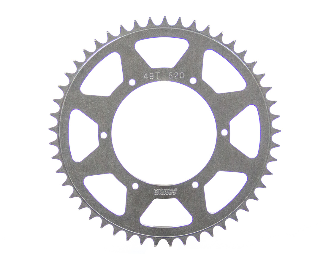 M&W Aluminum Products SP520-525-49T Axle Sprocket, 49 Tooth, 5.25 in Bolt Pattern, Aluminum, Natural, Micro Sprint, Each