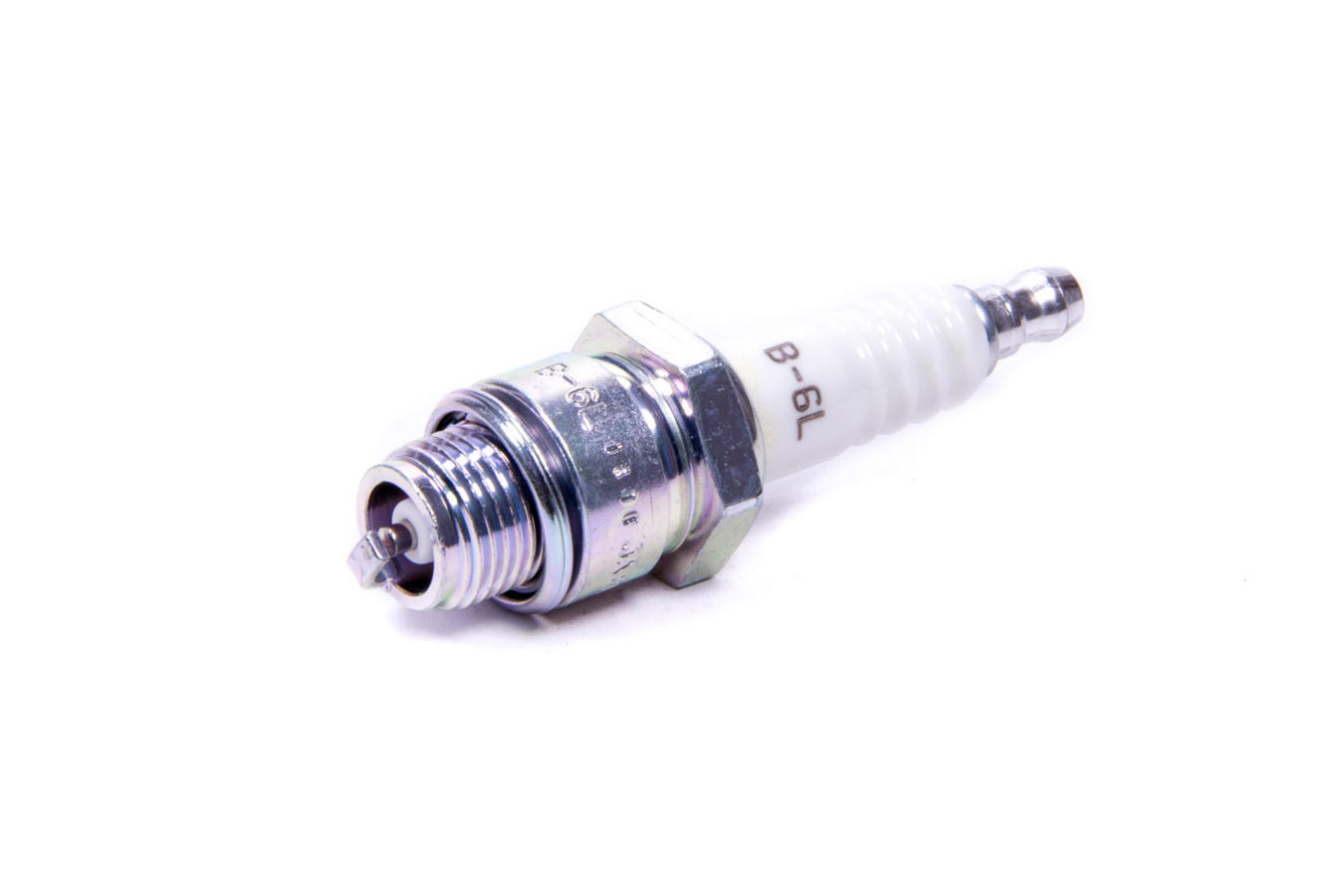 NGK B6L Spark Plug, NGK Standard, 14 mm Thread, 0.441 in Reach, Gasket Seat, Stock Number 3212, Non-Resistor, Each