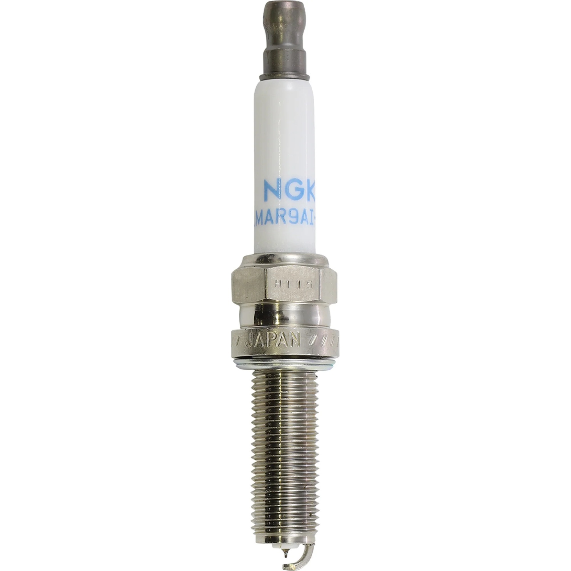Spark Plug - NGK Laser Iridium - 10 mm Thread - 1.043 in Reach - Tapered Seat - Stock Number 90526 - Resistor - Each