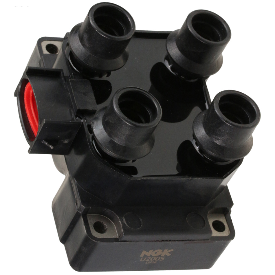 NGK U2005 Ignition Coil, Male HEI Style, Coil Pack, OE Specs, Coil Pack, Black, Each