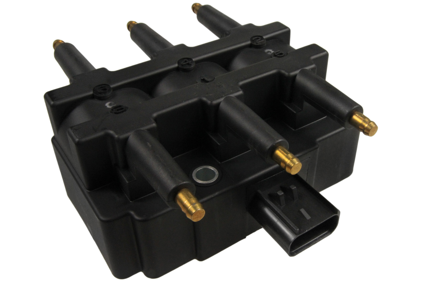 NGK U2057 Ignition Coil, Male HEI Style, Coil Pack, OE Specs, Black, Each