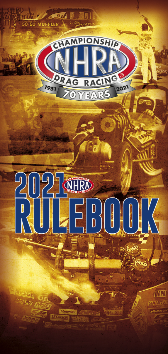 NHRA 2021 Rule Book 
