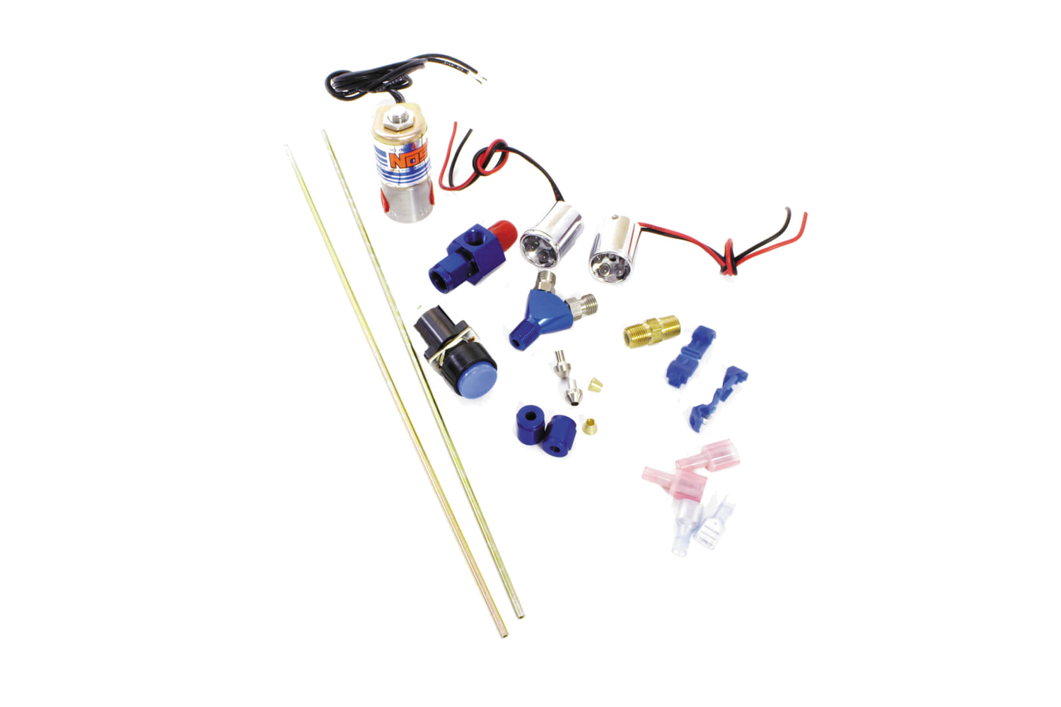 NOS 16037 Nitrous Oxide Purge Kit, Ntimidator, Dual Outlets,