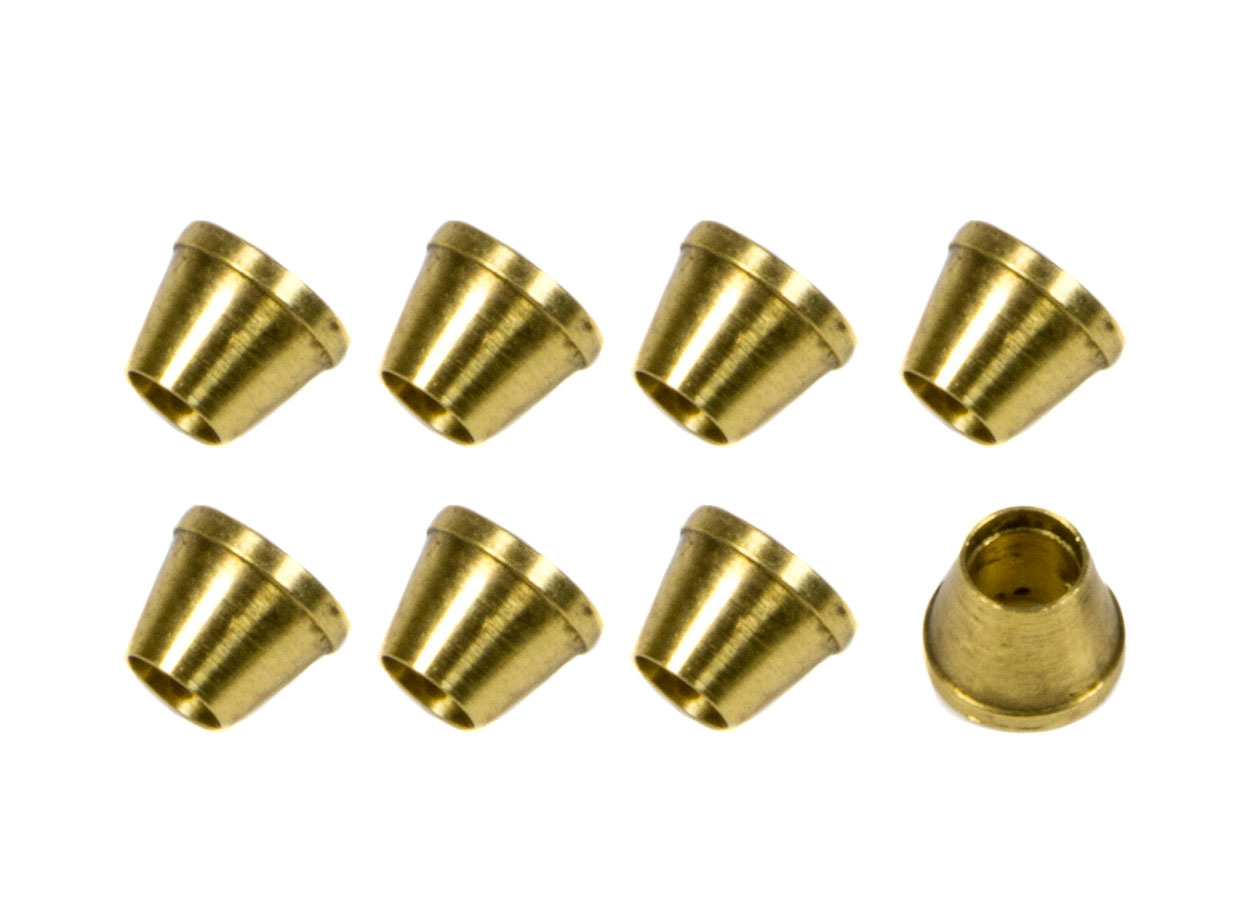 NOS 16404-8 Compression Ferrule, 1/8 in, Brass, Set of 8
