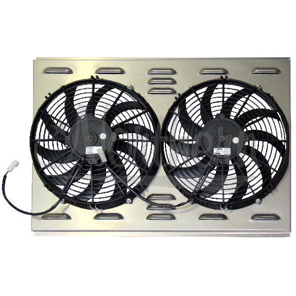 Dual 12in Fans w/Shroud 