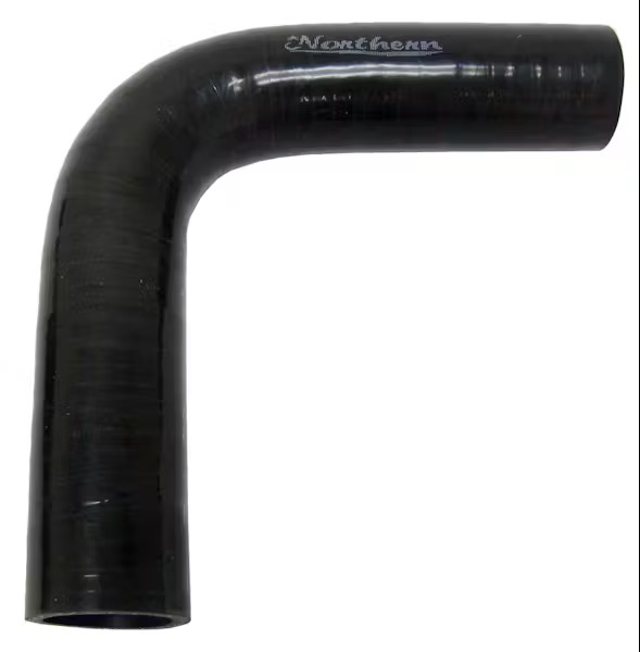 Radiator Hose - 90 Degree - 1.5 in ID - Silicone - Black - Each