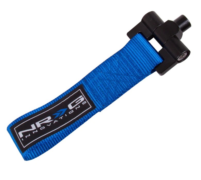 NRG Bolt-In Tow Strap Blue - Mazda 3 / Mazdaspeed 3 04-07 (5000lb. Limit) thumbnail 4
