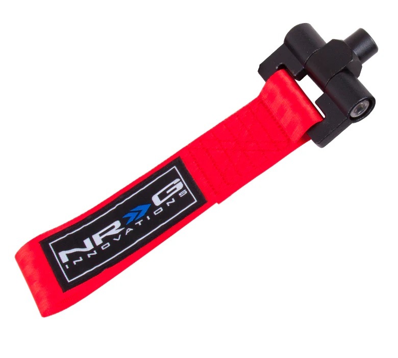 NRG Bolt-In Tow Strap Red- Audi A4 08+ (5000lb. Limit) thumbnail 4