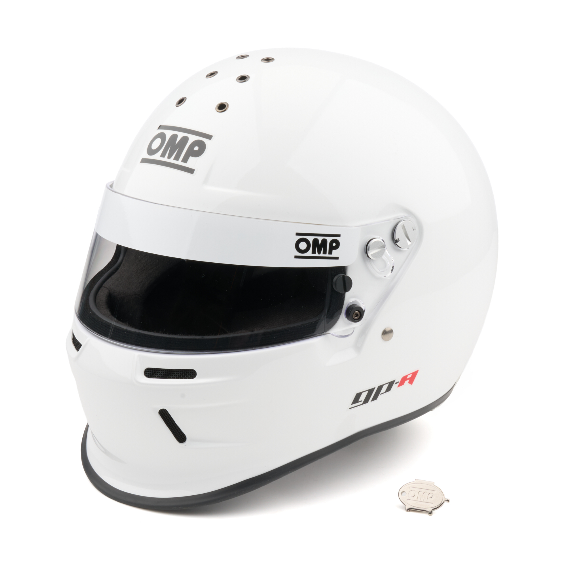 OMP RACING, INC. — OMP RACING, INC. GP-A White X-Large 61 + SA2025 Helmet