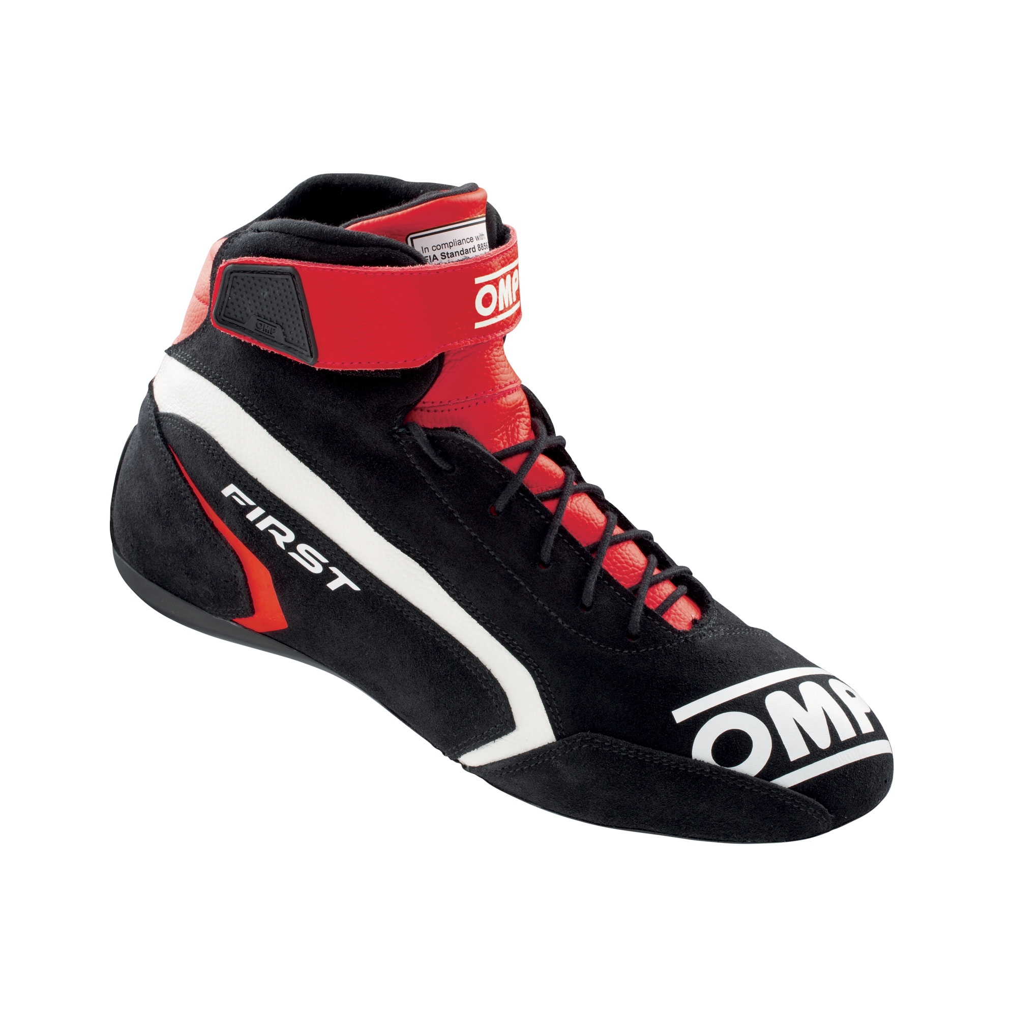 FIRST SHOES my2021 RED/B LACK TG. 42 FIA 8856-201