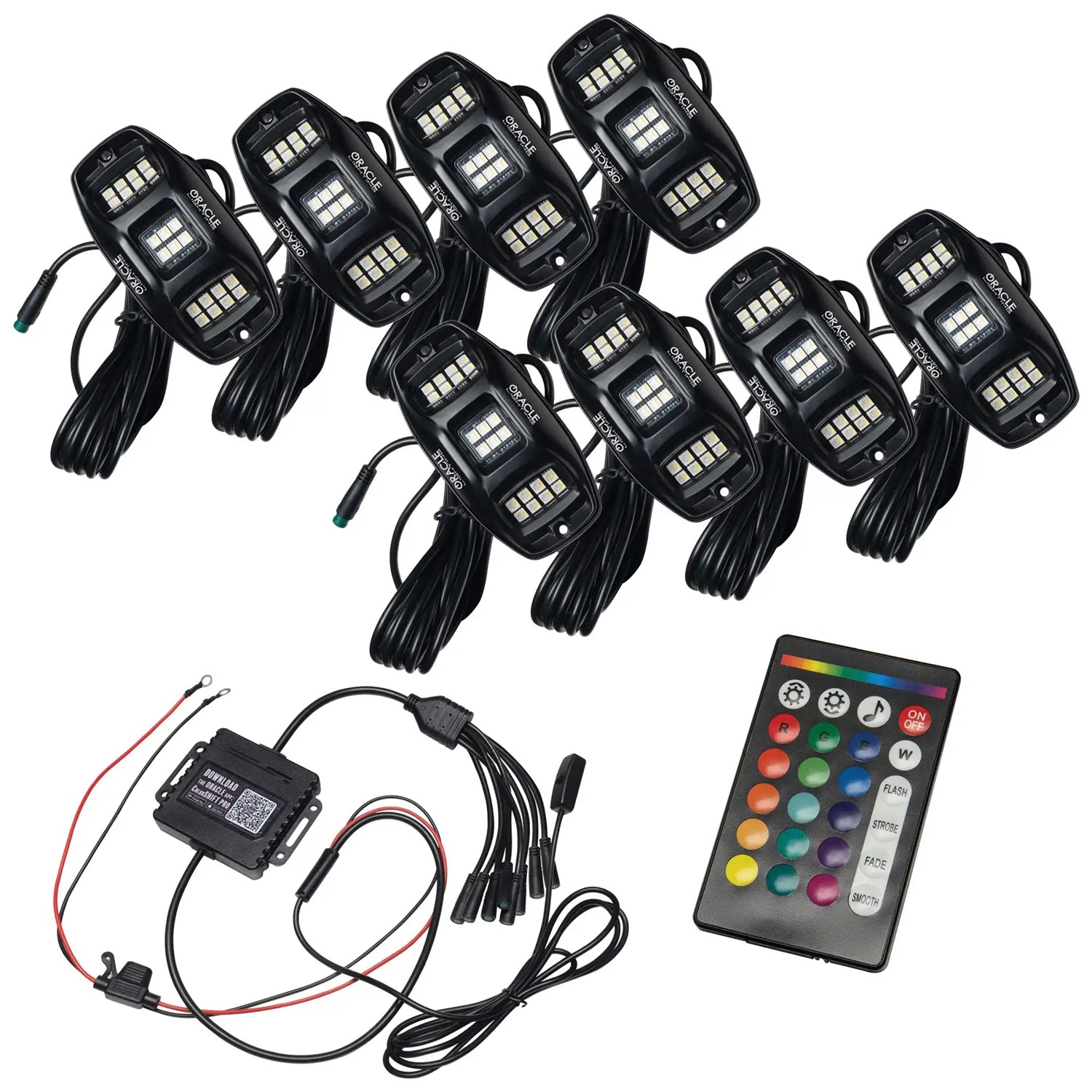 Underbody 8 Piece Rock Light Kit