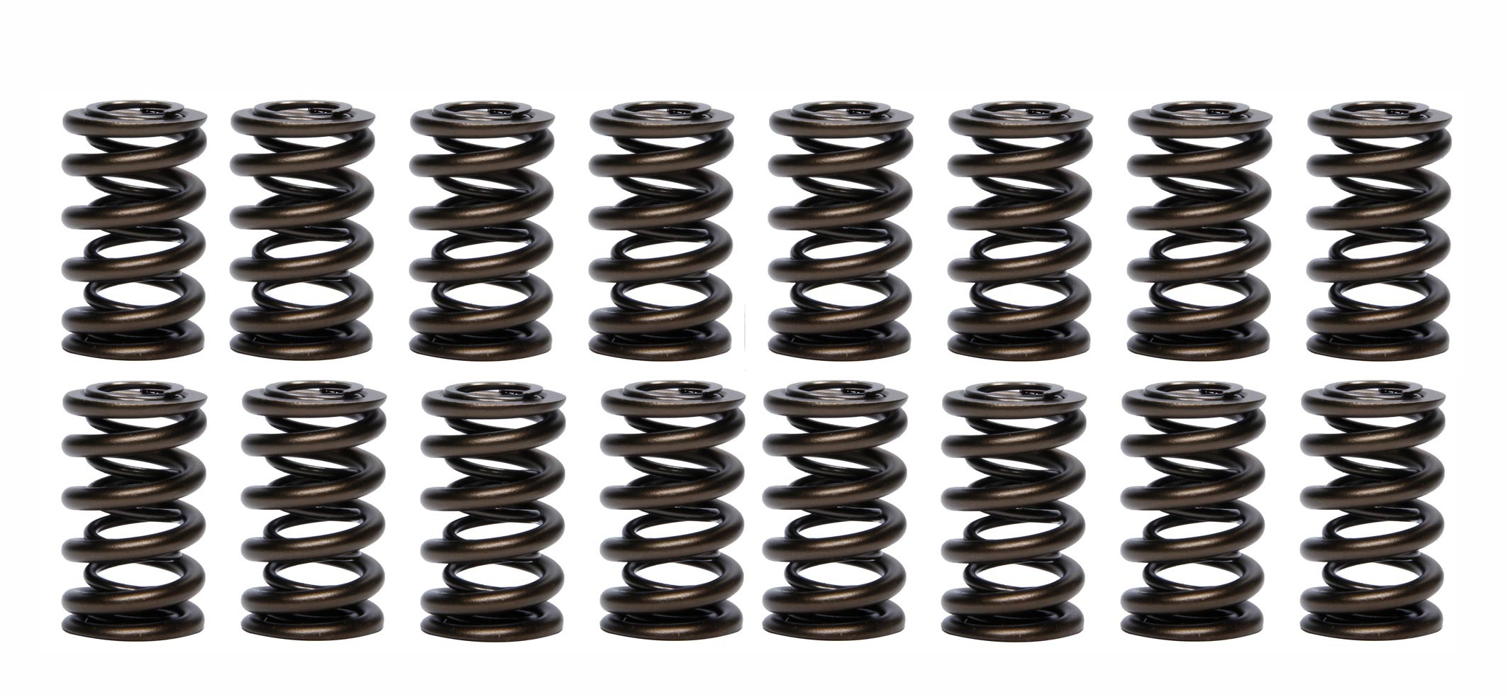 PAC Springs PAC-1203 Valve Spring, 1200 Series, Dual Spring, 610 lb/in Spring Rate, 1.115 in Coil Bind, 1.260 in OD, Set of 16