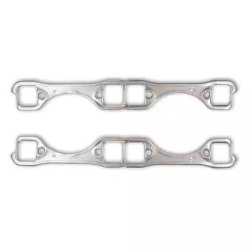 Patriot Exhaust 66012 Exhaust Manifold / Header Gasket, Seal-4-Good, 1.500 in Square Port, Multi-Layered Aluminum, Small Block Chevy, Pair