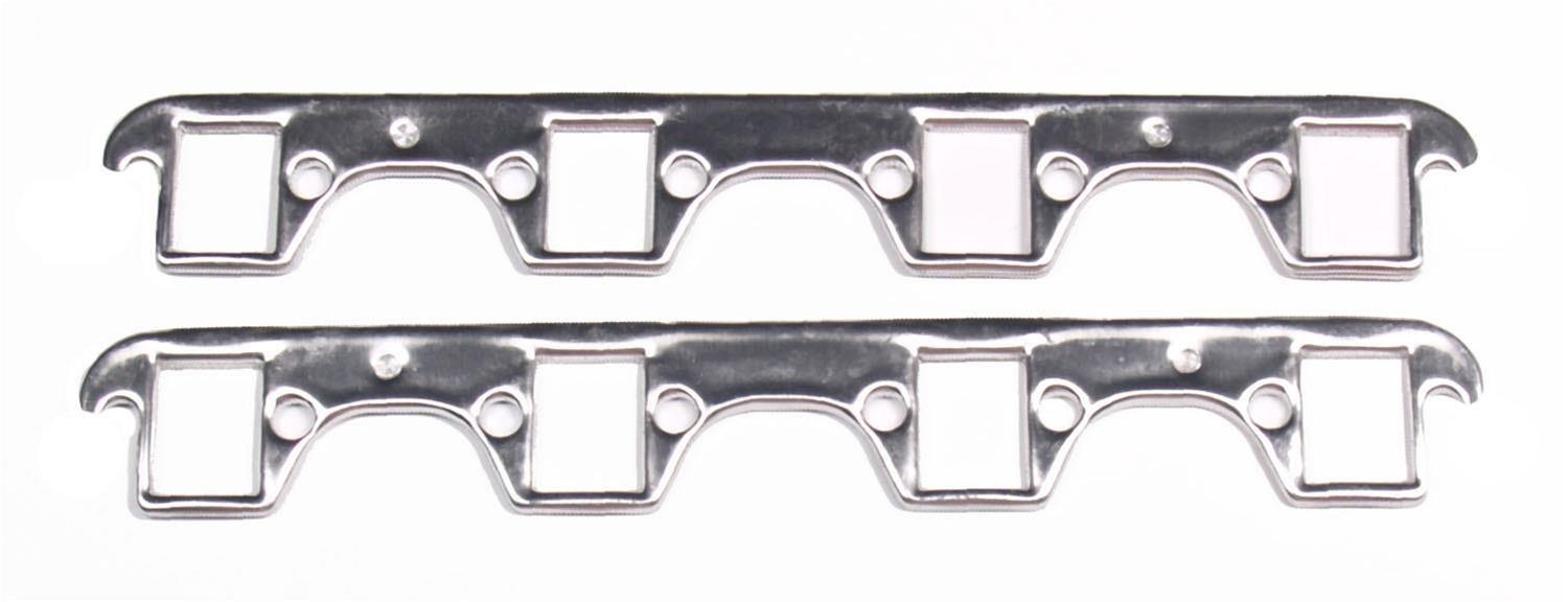 Patriot Exhaust 66014 Exhaust Manifold / Header Gasket, Seal-4-Good, 1.625 x 1.250 in Rectangle Port, Multi-Layered Aluminum, Small Block Ford, Pair