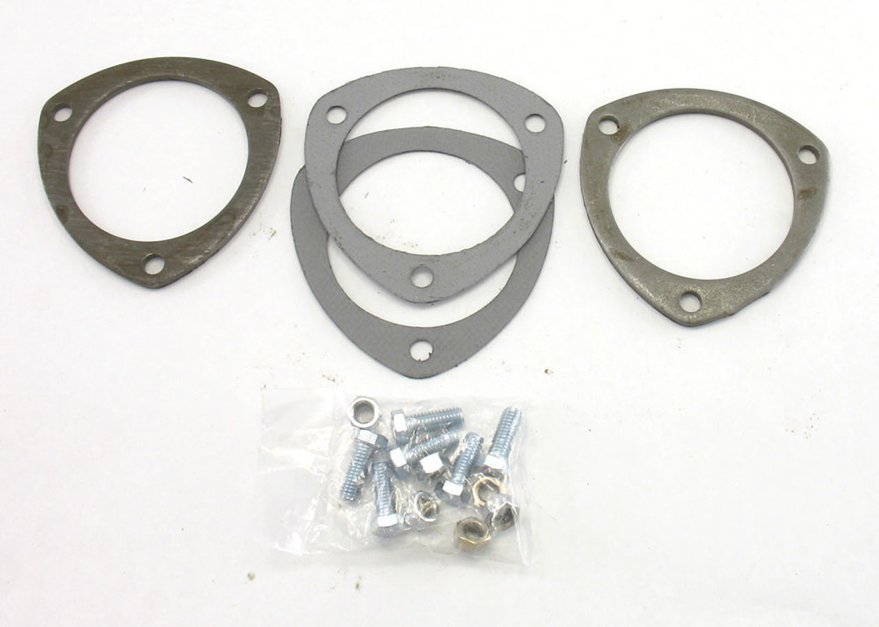 Patriot Exhaust H7261 - Collector Flanges - 1pr 3-Bolt 3-1/2in Dia.