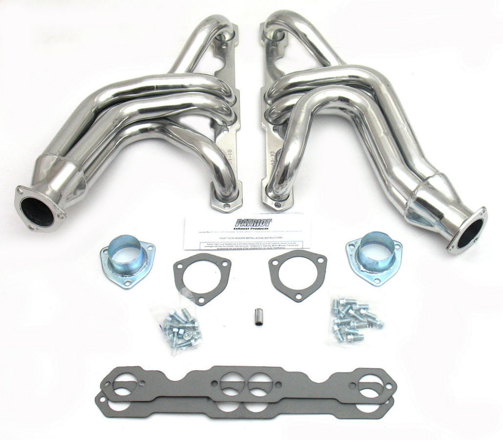 Patriot Exhaust H8025-1 - Coated Headers - 55-57 Chevy