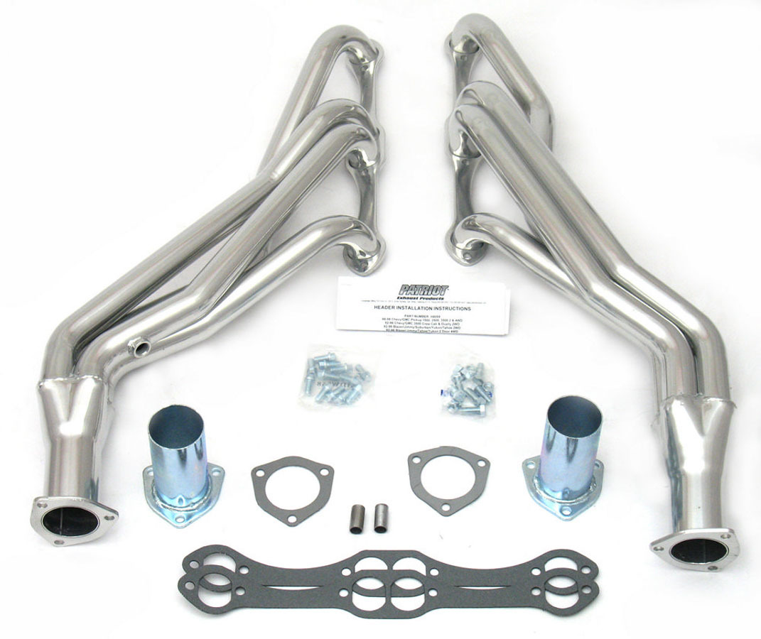 Patriot Exhaust H8059-1 - Coated Headers - SBC 88-98 GM Truck 2WD/4WD
