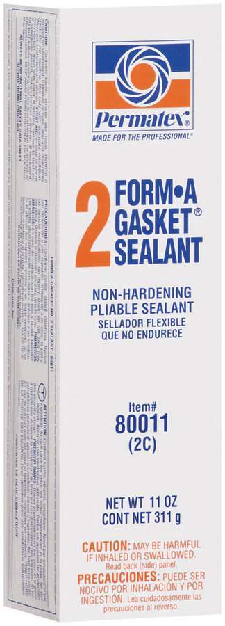 Permatex 80011 Sealant, Form-A-Gasket, 11.00 oz Tube, Each