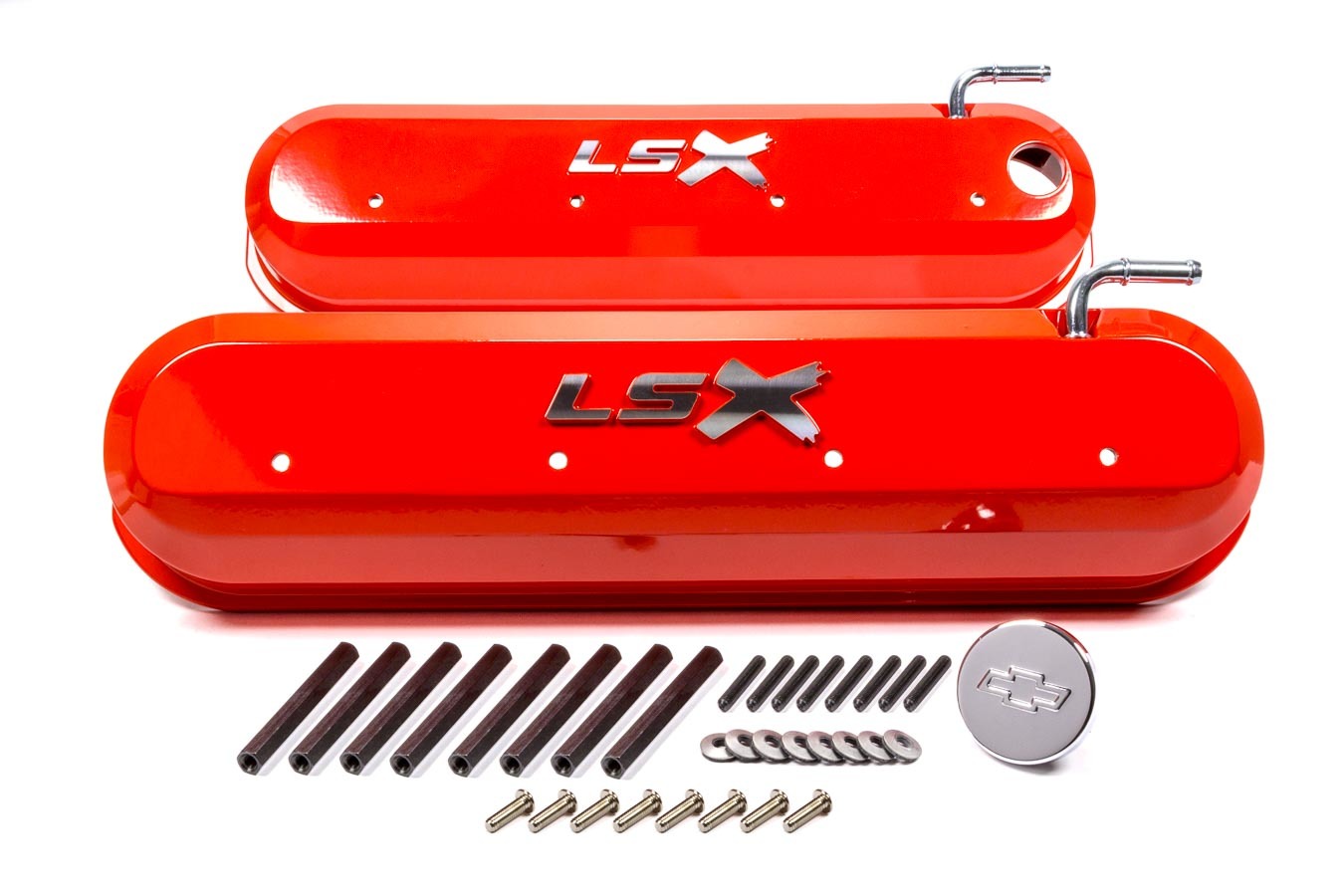 PROFORM — PROFORM GM LS Valve Covers - Slant Edge - Orange