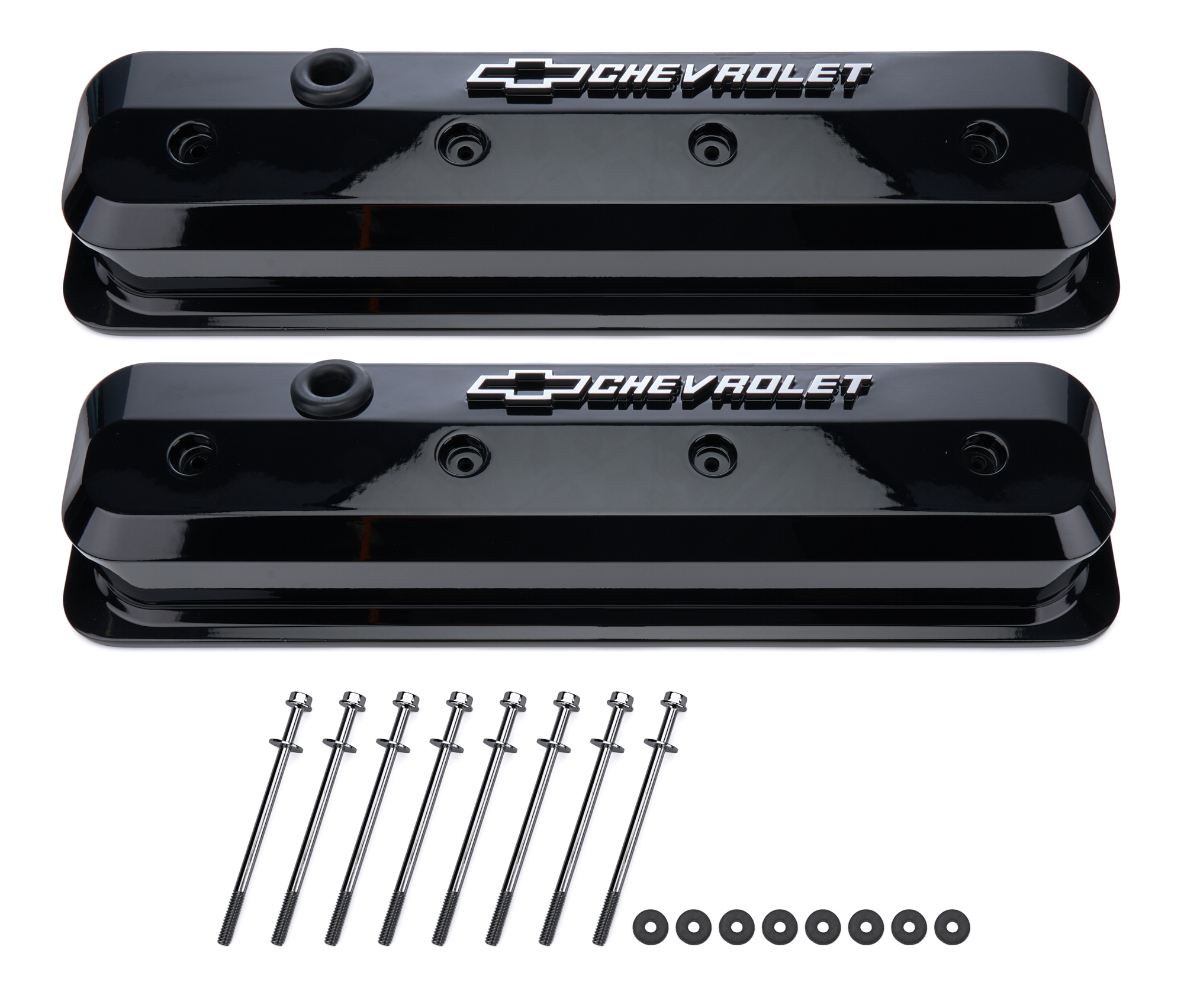PROFORM — PROFORM SBC Valve Covers Slant Edge Liquid Black