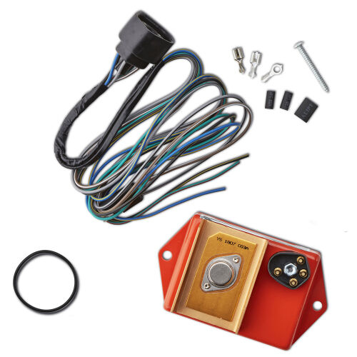 Proform 440-424 Ignition Box, OEM Replacement, Harness Included, Mopar Conversions, Aluminum, Orange Anodized, Kit