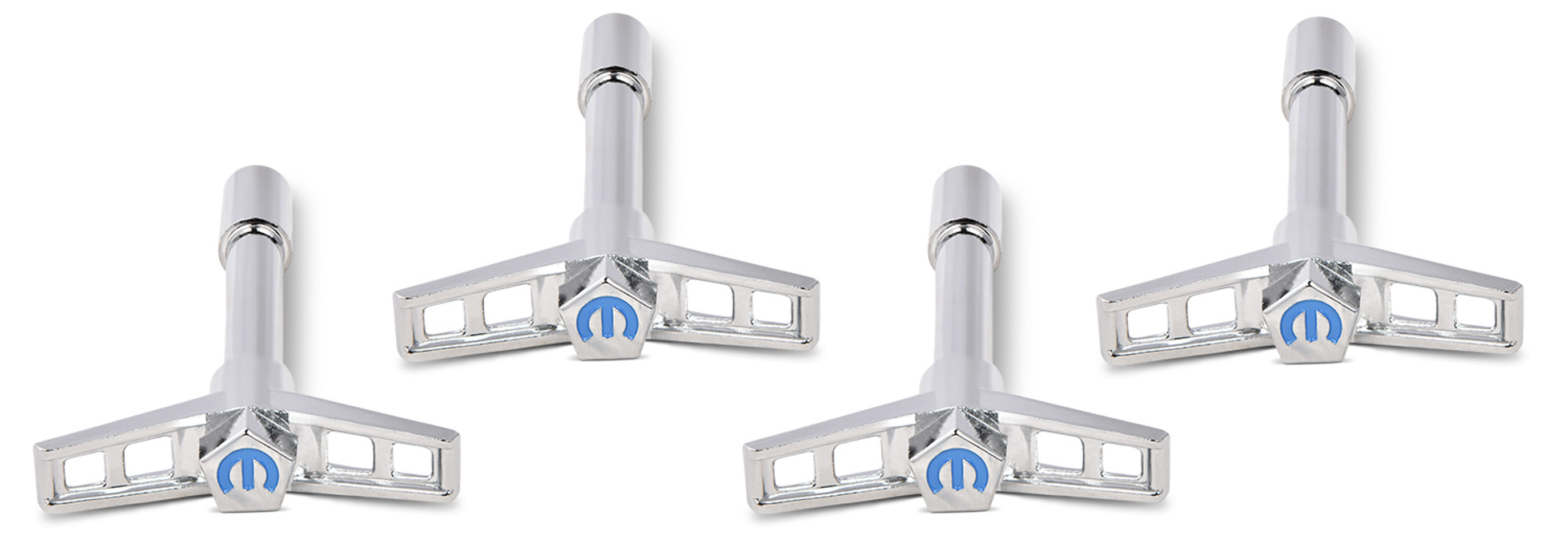 PROFORM — PROFORM Mopar V/C Wing Nuts Chrome Blue Emblem